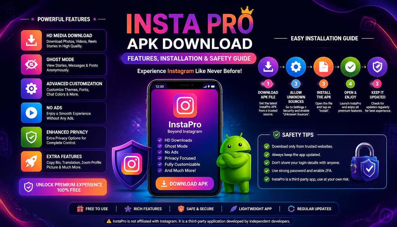 InstaPro APK Download Android – Features, Installation & Safety Guide