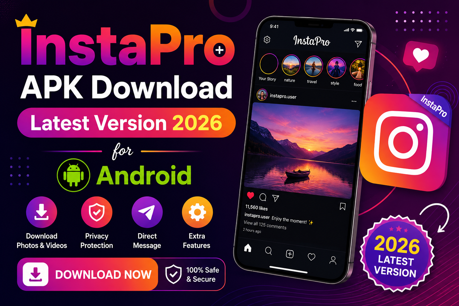 InstaPro APK Download Latest Version 2026 for Android
